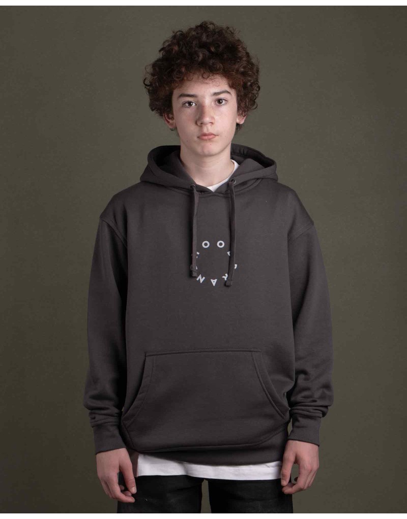 Sudadera hood Unisex Órbita color Charcoal