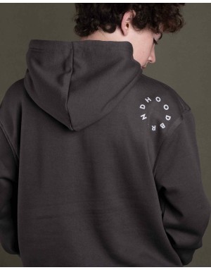 Sudadera hood Unisex Órbita color Charcoal