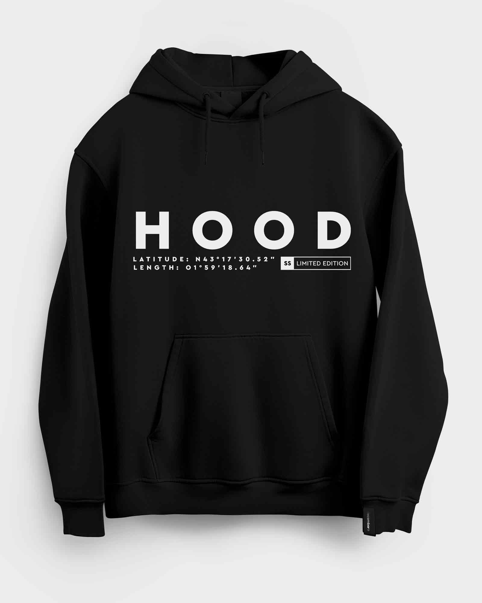 Sudadera hood Unisex modelo Limited Edition en color negro (ECO)