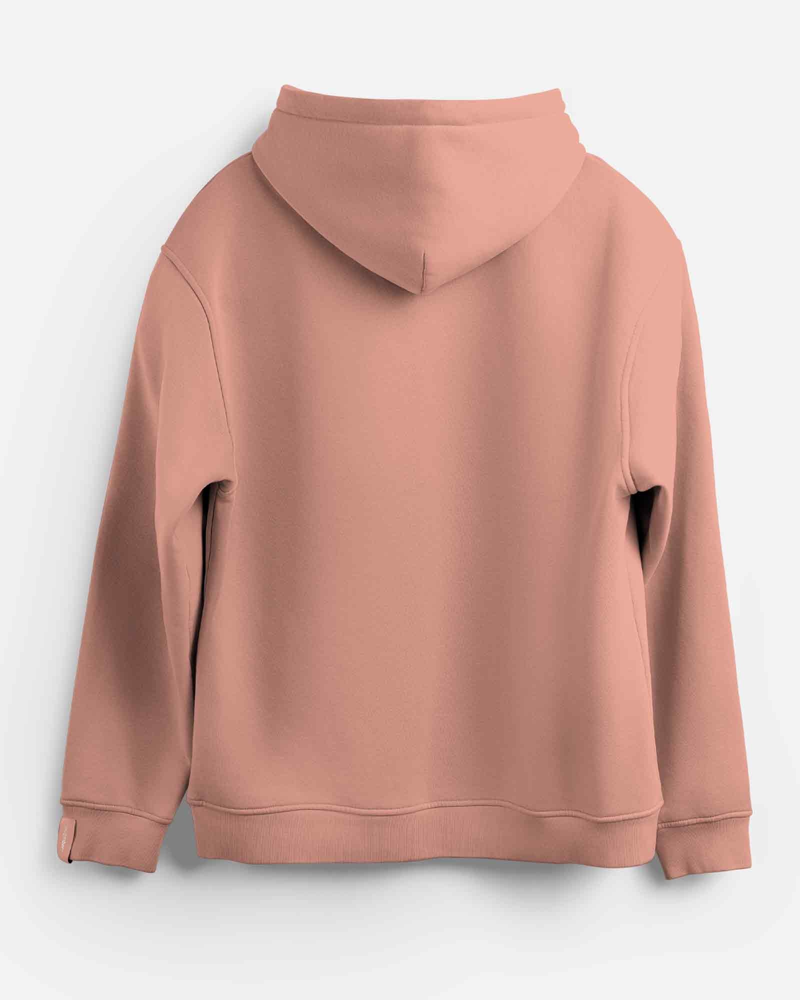 Sudadera hood Unisex Logo en color Pink Vintage