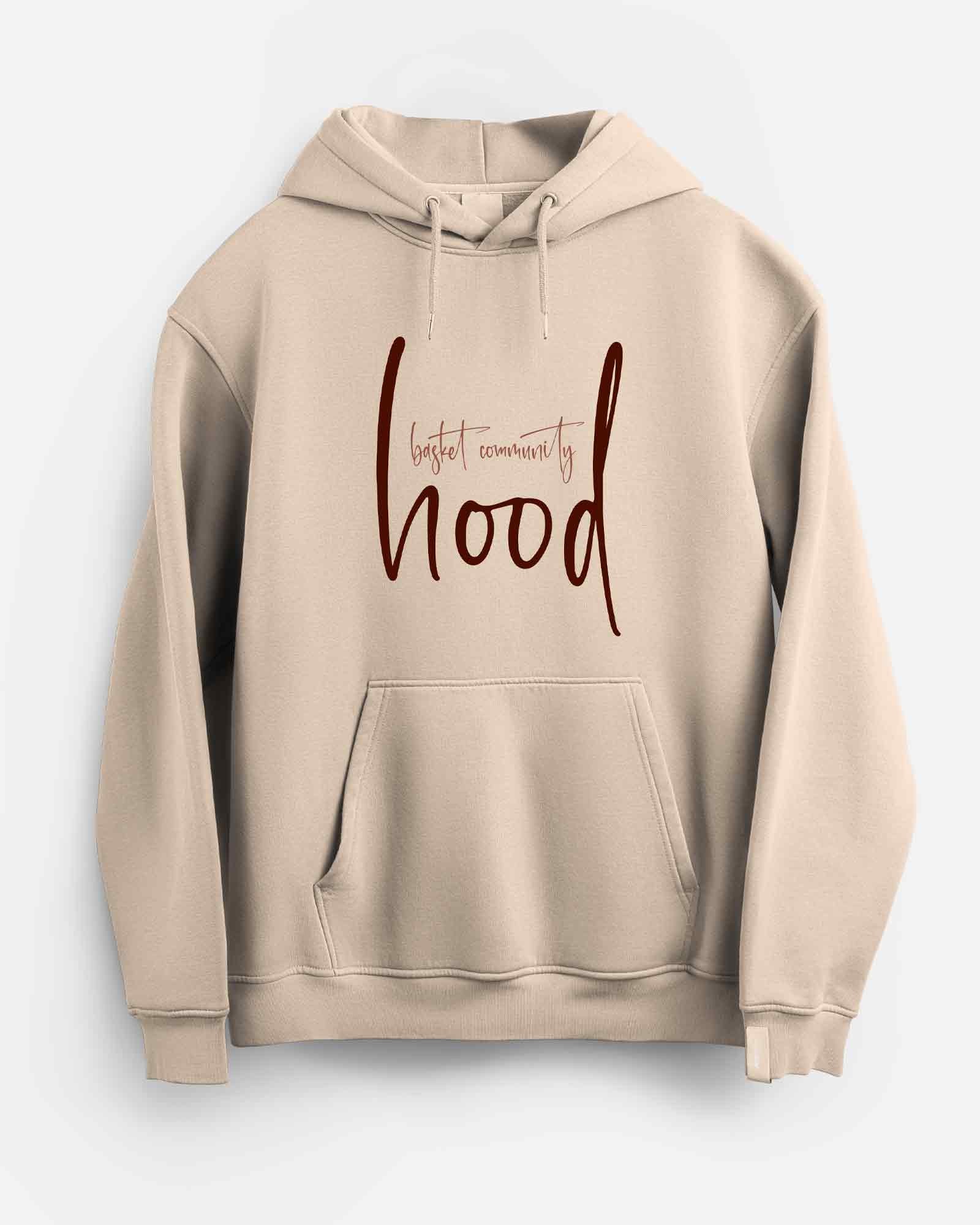 Sudadera hood Unisex Firma en color Buttercream (ECO)