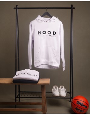 Sudadera hood Unisex modelo Limited Edition en color blanco (ECO)