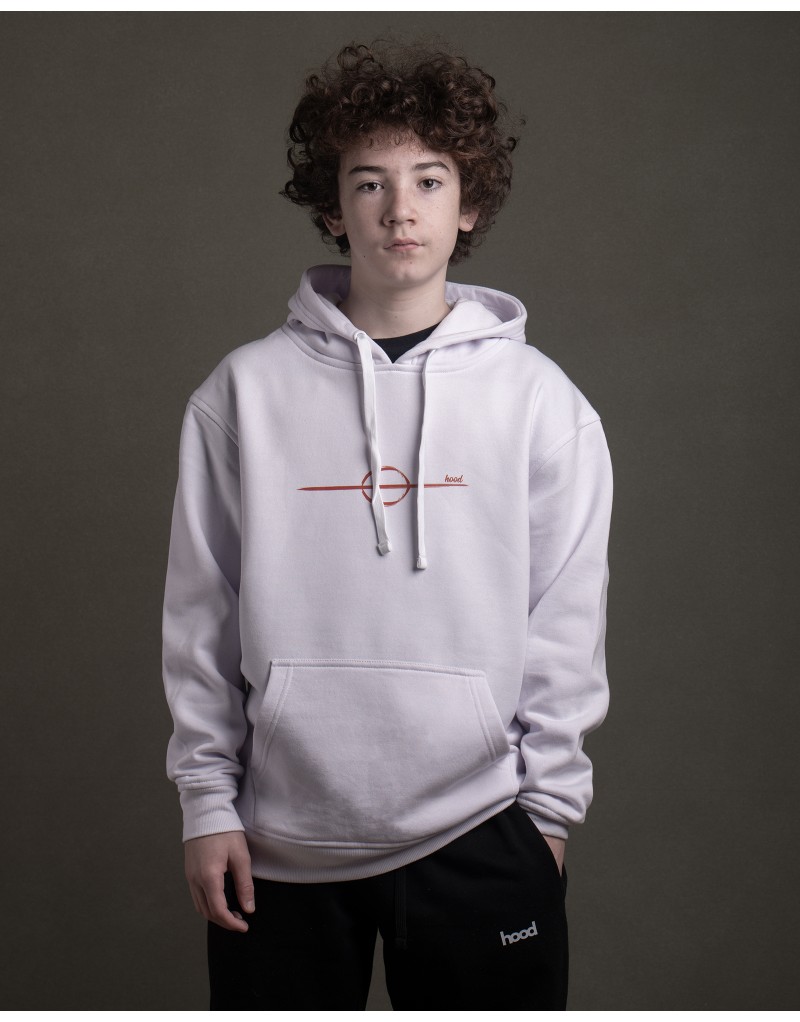 Sudadera hood Unisex modelo New Generation en color blanco (ECO)